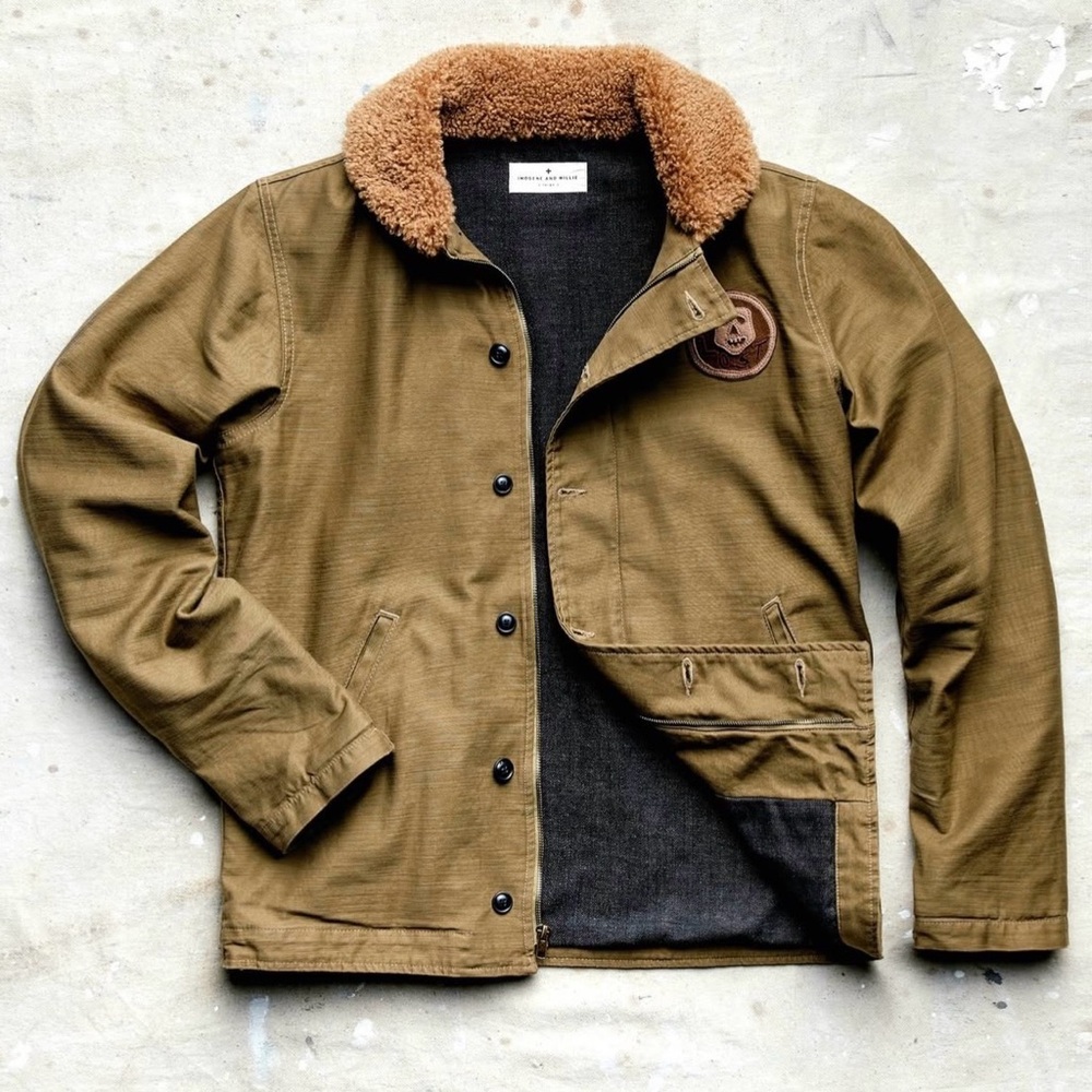 Imogene + Willie “Lost” Stitched Deck Jacket - Picture 6 of 7